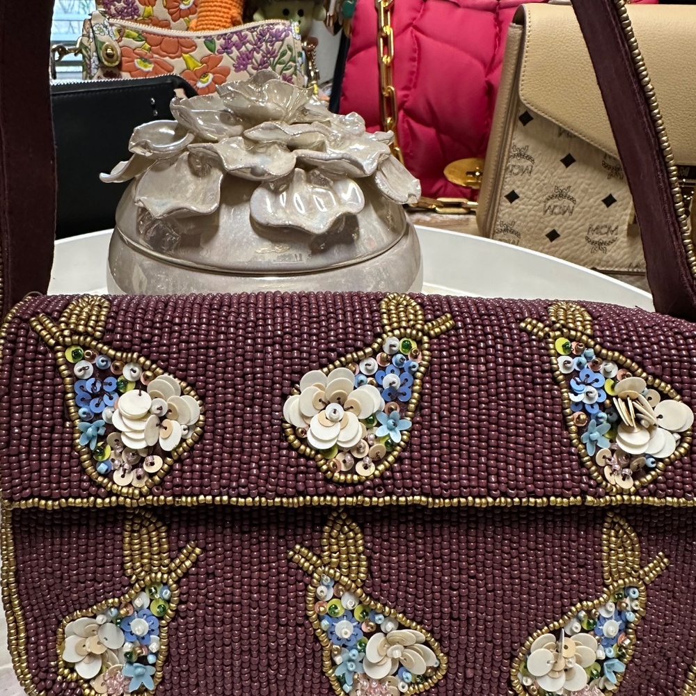 NWT Anthropology Beaded Handbag So Nice! - Picture 3 of 7